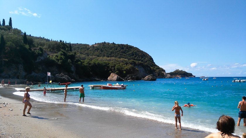 Ausflugstipp Korfu - Strand von Liapades