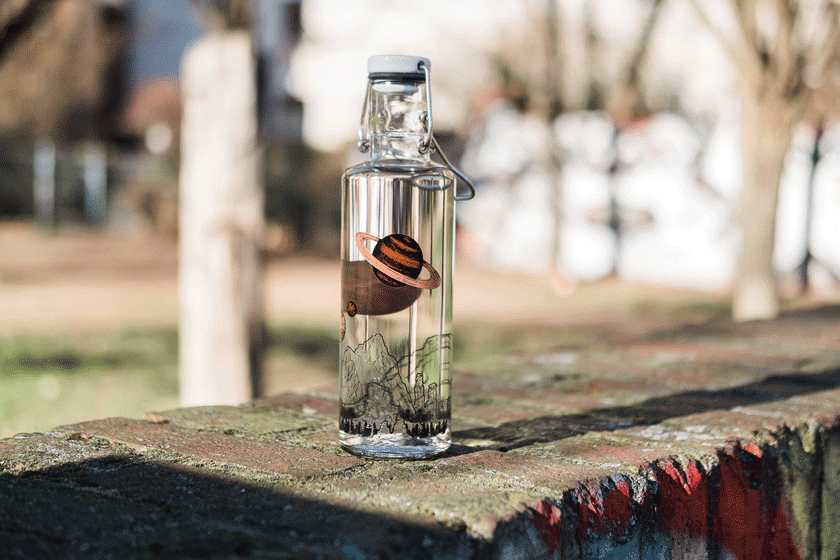 soulbottles nachhaltige Glasflasche zum wieder befüllen