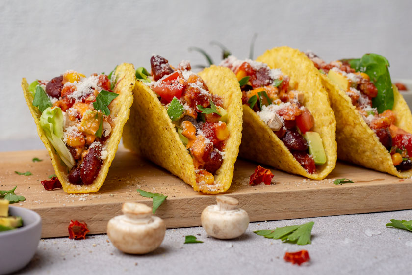Vegane Tacos schnell und einfach zubereitet
